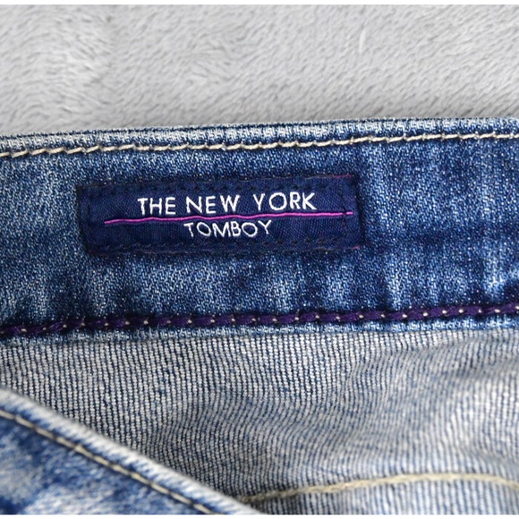 VIGOSS Jeans Women's Size 28/27 Measures 31/28 Blue Denim The New York Tomboy - Picture 4 of 11